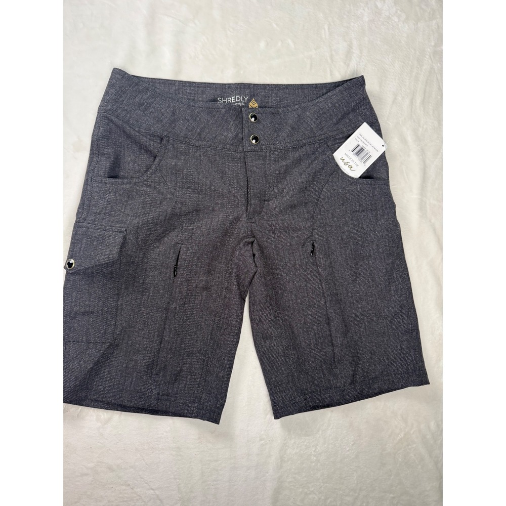 Shredly MTB Short Denim C Mountain Bike Shorts Grey Women's Size 8 MTBS200